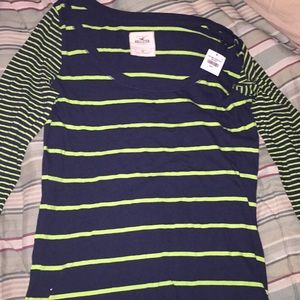 Hollister quarter sleeve shirt tags still on